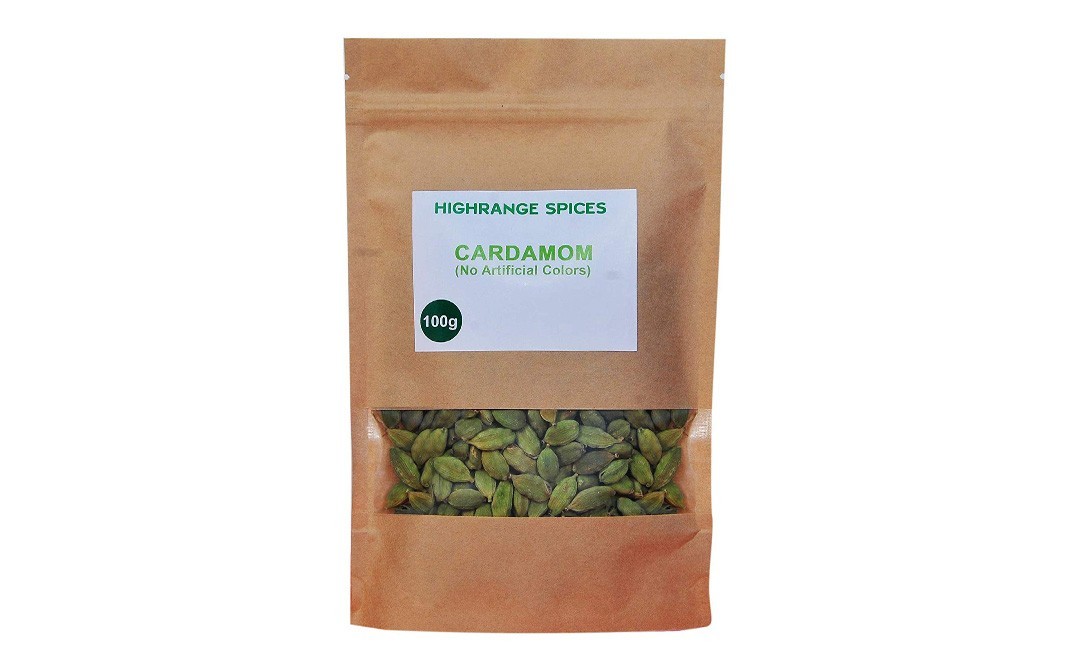 Highrange Spices Cardamom    Pack  100 grams